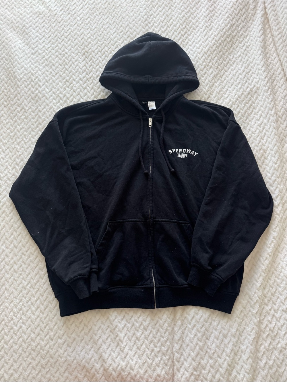 H&M Divided “Speedway Champs” Zip Hoodie